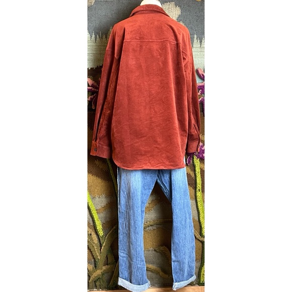 Madewell Oversized Buttondown Corduroy Jacket L - Picture 11 of 15